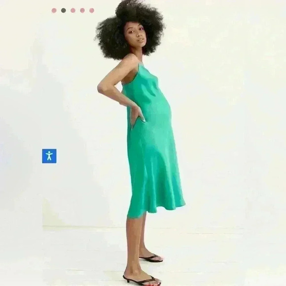 HATCH Maternity Jade Slip Dress, Size 1 - Picture 2 of 5